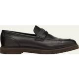 Brunello Cucinelli Lave sko Brunello Cucinelli Monili-embellished leather loafers black