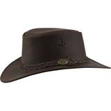 MJM Dame Tøj MJM Aussie Bush Læder Hat Brown