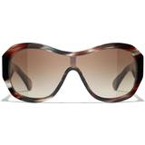 Chanel Dame Solbriller Chanel Woman Sunglass Shield CH5497B Frame color: