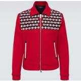 Rød - Skind Overtøj Amiri Diamond embroidered jacket goji_berry
