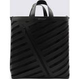 Herre - Skind Tote Bag & Shopper tasker Off-White Diag cut-out leather tote bag men Cotton/Leather/Acrylic One Size Black