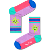Piger - Turkis Undertøj Happy Socks Kids Star Rib Socks