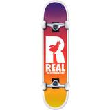 Real Komplette skateboards Real Be Free Fades Komplet Skateboard Lilla Lilla/Orange/Gul 8.25"