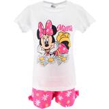 Piger - Sløjfe Nattøj Disney Mickey Mouse Pajamas - White