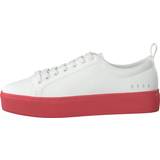 Svea Dame Sneakers Svea Arlo Three Antique White, Red Outsole