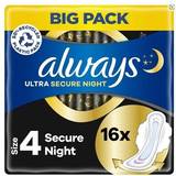 Always Intimhygiejne & Menstruationsbeskyttelse Always ultra secure night