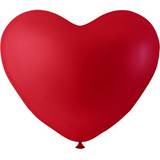 Røde hjerte balloner