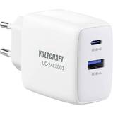 Voltcraft Mobilopladere Batterier & Opladere Voltcraft GaN VC-13091935 USB-oplader indendørs Udgangsstrøm maks. 3,25 A 2 x USB-C USB-A VC-13091935