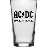 Sort - Uden håndtag Glas AC/DC Back Ølglas