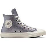 Converse all star hi sparkle trainers in silver Grey EU