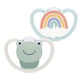 Nuk Space Pacifier Silicone 0-6 M 2-pack