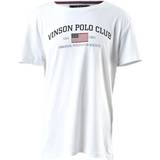 Vinson Polo Club Børnetøj Vinson Polo Club Henley Junior White, Unisex, Tøj, T-shirt, Hvid