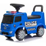 Megaleg Legetøj Megaleg Mercedes Antos Politi Gåbil med støjfrie hjul/Lædersæde/lyd/lys