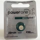 Batterier & Opladere PowerOne AccuPlus 312