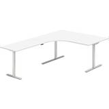 Venstrestillede Skrivebord Ergoff hæve-sænkebord venstrevendt 160x220cm Skrivebord 160x220cm