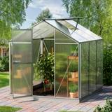 Glas Minidrivhuse Toolport GFP Greenhouse 1.92x1.92m Polycarbonate Aluminum Glass