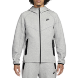 Genanvendt materiale Sweatere Nike Men's Sportswear Tech Fleece Windrunner Full Zip Hoodie - Dark Grey Heather/Black