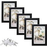Rammer Close Up Picture Set of 5 Premium MDF Shatterproof Collage Photo Frame