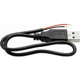 Omnitronic Sort - USB-kabel Kabler Omnitronic USB-A 0.3m