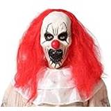 Atosa Maske Latex Clown Körper Haar rot