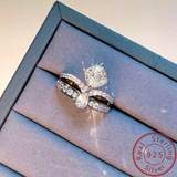 Platin Ringe Shein Platinum Plated ct Morganite Princess Cut Ring Silver Ring Couple Ring Wedding Anniversary Ring Anniversary Birthday Gift