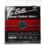 La Bella Strenge La Bella 760FS Deep Talkin Bass Flatwound Bass Strings Extra Long