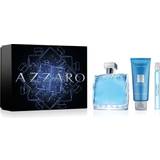 Azzaro Herre Gaveæsker Azzaro Chrome Gift Set EdT 100ml + Hair & Body Shampoo 75ml + EdT 10ml