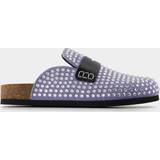 38 ½ - Lilla Lave sko JW Anderson Crystal Loafers Purple Leather purple