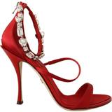 39 ½ - Rød Højhælede sko Dolce & Gabbana Højhælede Sko Red EU38/US7.5