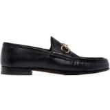 Gucci Sort Sko Gucci Horsebit 1953 leather loafers black