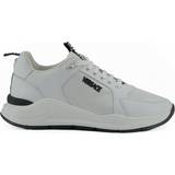 Versace Sko Versace White Calf Leather Sneakers White EU44/US11