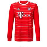 adidas Bayern Munich Long Sleeve Home Shirt 2022/23