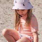Grå UV-tøj Petit Crabe Ash UV trøje med korte ærmer summer