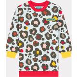 Kenzo Kjoler Børnetøj Kenzo Stone Kids Logo-patch Animal-print Cotton-blend Dress 4-14 Years Years