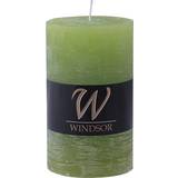 Grøn Lysestager, Lys & Dufte Windsor Rustik bloklys Stearinlys