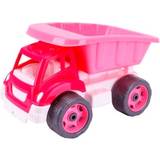 Udendørs legetøj STOR PINK Lastbil med tippe til sandkassen 32x20 cm