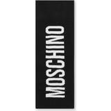 Dame - Sort - Viskose Halstørklæde & Sjal Moschino Lettering Logo Scarf