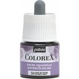 Grå Akvarelmaling Pebeo Colorex Watercolor Ink 45 ml Paynes grey – bøtte med akvarelblæk og pipette