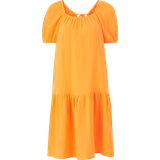 Bomuld - Gul - M Kjoler Vero Moda dame kjole VMNATALI Radiant Yellow