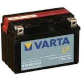 Batterier - Motorcykelbatteri Batterier & Opladere Varta 510 901 012 MC batteri 12 volt 10Ah pol til venstre