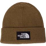 The North Face Grøn Tilbehør The North Face Logo Box Cuffed Beanie Military Olive One