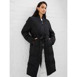 French Connection Polyester Overtøj French Connection Auden Longline Coat, Black