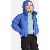 Timberland Burrebånd - Nylon Tøj Timberland Recycled Down Puffer Jacket For Women In Blue Blue