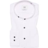 Eterna MODERN FIT Linen Shirt in white plain