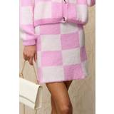 Pink - Polyamid Nederdele Noella Kiana Knit Skirt Rose
