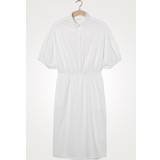 American Vintage L Kjoler American Vintage Toli118 Dress Robe Mc Col Chemise P2, Off White XL, Kjoler, Tiffany.dk