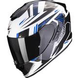 Integralhjelme Motorcykelhjelme Scorpion EXO-1400 Evo Air Shell White/Blue Adult