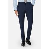 Ted Baker Bukser & Shorts Ted Baker Wool Blend Slim Panama Suit Trousers, Blue