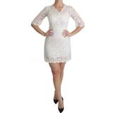 Hvid - Nylon Kjoler Dolce & Gabbana Kjole White IT36/XS