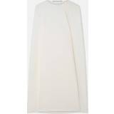 Off-Shoulder - Silke Kjoler Stella McCartney Cape Dress, Woman, White, White
